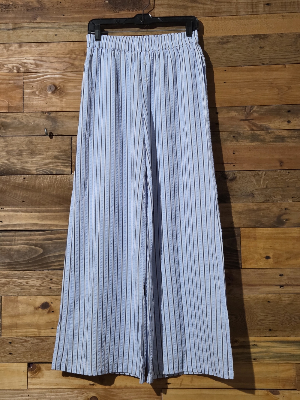 Sincerely Jules Women’s Striped Wide Leg Lounge Pajama Pants Size M